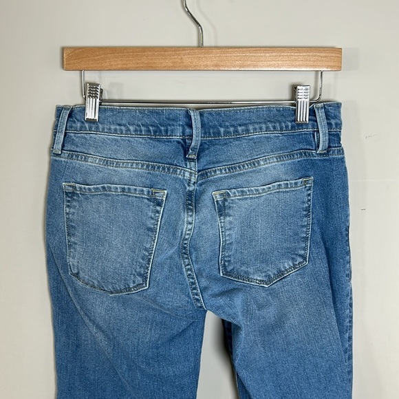 Frame Denim Le Garçon Jean Deepwater Raw Hem Boyfriend Mid Rise Relaxed Fit 26 - Picture 9 of 15